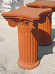 Capitelli in terracotta