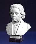 BUSTO DI BEETHOVEN IN POLVERE DI MARMO