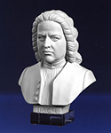 BUSTO BACH IN POLVERE DI MARMO