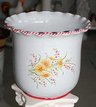 Vasi decorati in ceramica