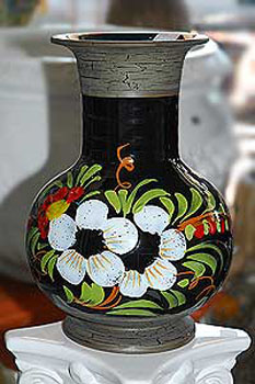 Vasi decorati in ceramica