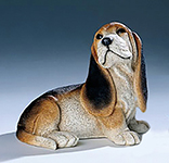 COLOMBE SU TRONCO IN RESINA