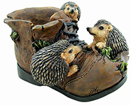 TARTARUGA SU PALLA IN RESINA