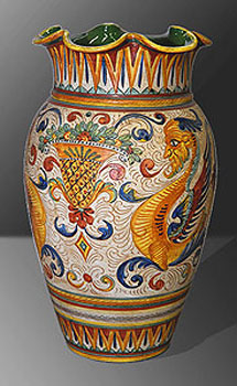 Vasi decorati in ceramica